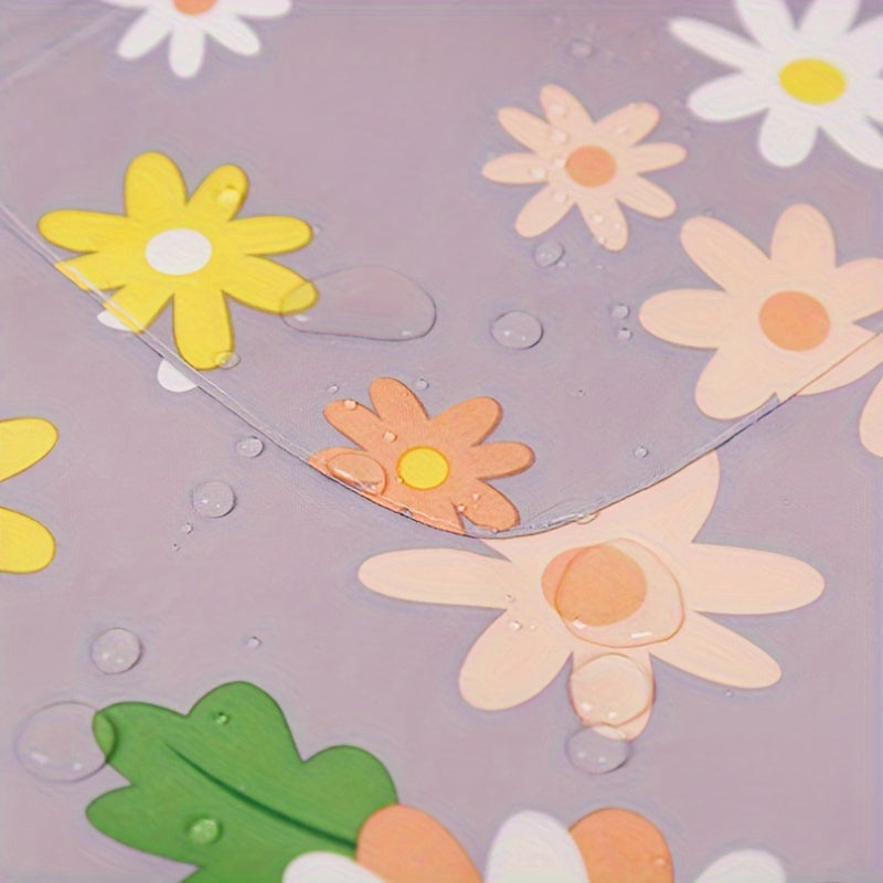 Gul naqshli suv o'tkazmaydigan va yog'ga chidamli apron, katta cho'ntak bilan - sozlanadigan, oshxona va bog'da foydalanish uchun oson tozalanadigan - 1 dona