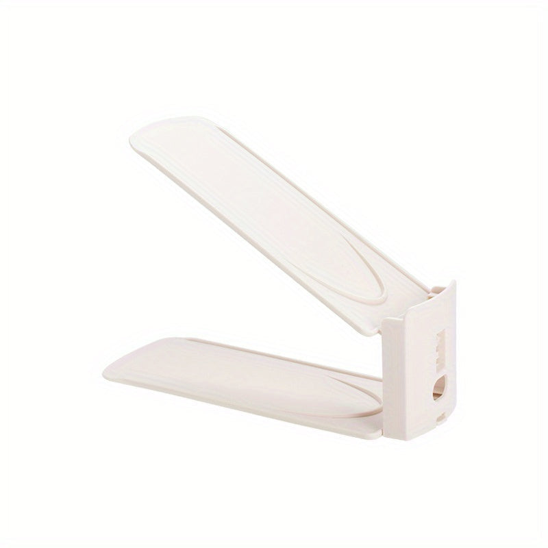 Joyni tejovchi ikki qavatli sozlanadigan poyabzal javoni, kulrang, oq, aprikot, bardoshli PP