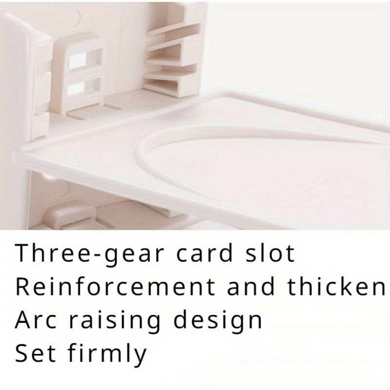 Joyni tejovchi ikki qavatli sozlanadigan poyabzal javoni, kulrang, oq, aprikot, bardoshli PP