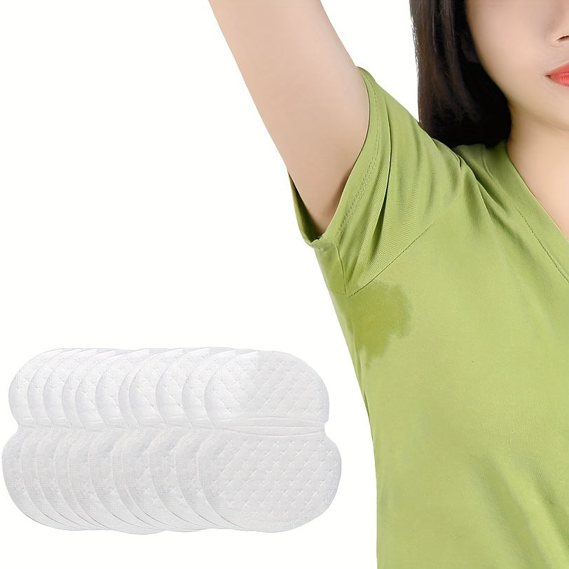 Disposable Absorbent Sweat Pads for Underarms and Collar Odor Control Pack of 50 or 100