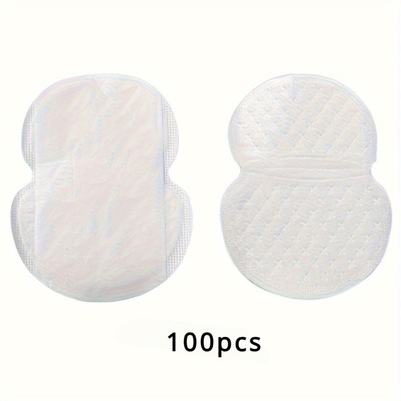 Disposable Absorbent Sweat Pads for Underarms and Collar Odor Control Pack of 50 or 100