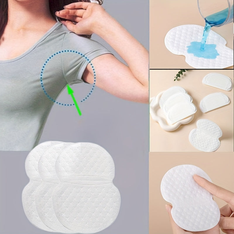 Disposable Absorbent Sweat Pads for Underarms and Collar Odor Control Pack of 50 or 100