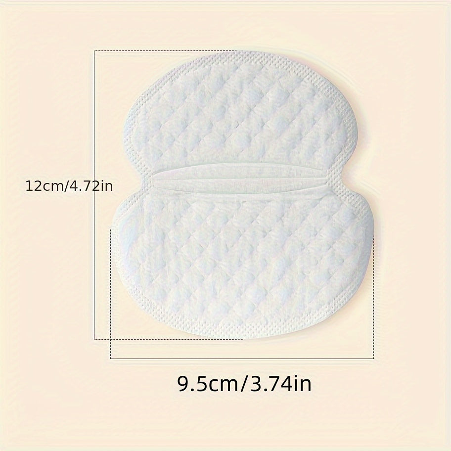 Disposable Absorbent Sweat Pads for Underarms and Collar Odor Control Pack of 50 or 100