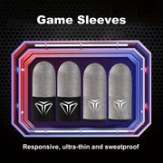 2 Pairs E-Sports Sweat-Resistant Nylon Finger Sleeves for Gaming