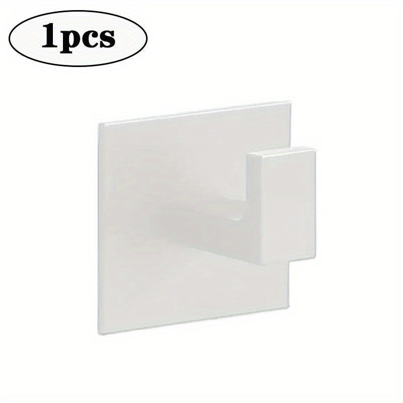 Ganchos de pared de metal con montaje adhesivo fuerte para baños y cocinas, 1, 2 o 4 piezas