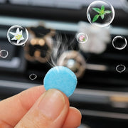 10 ta to'plam Avtomobil havo tozalovchi tabletkalar Lavanda Limon Okean Shaftoli Kologne Hidi