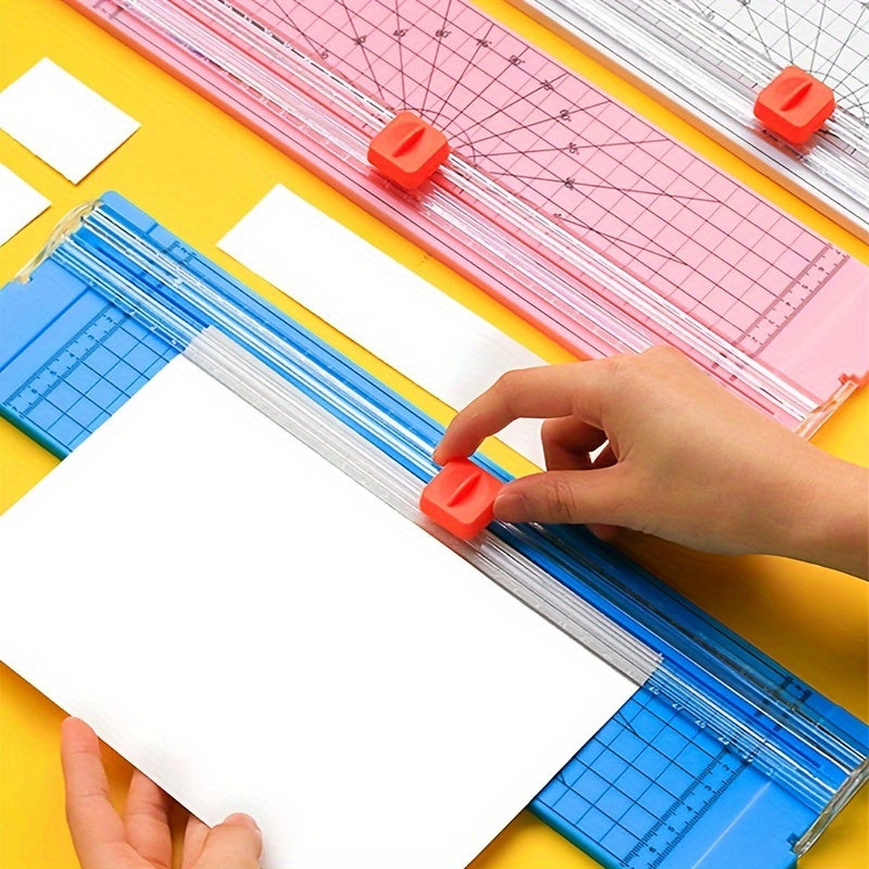 Portable A3/A4 Paper Cutter for Precise Cuts, Plastic Material, 14+