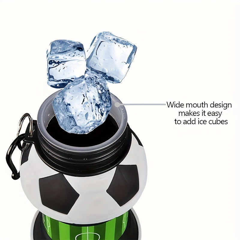 550ml Soccer Ball Water Bottle Leakproof BPA-Free Portable Sports Travel Gift