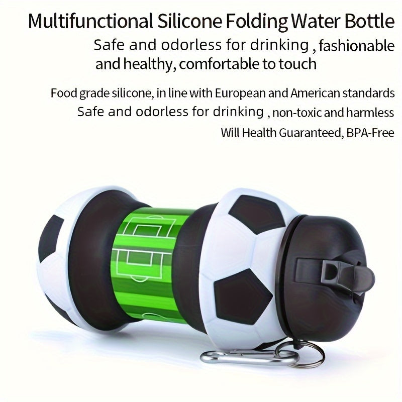 550ml Soccer Ball Water Bottle Leakproof BPA-Free Portable Sports Travel Gift
