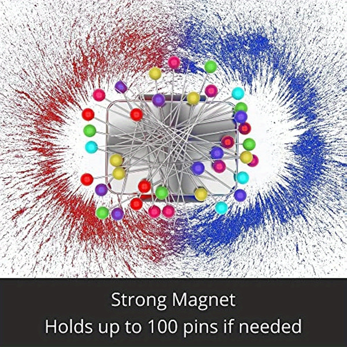 Magnetic Wrist Pin Cushion for Sewing and Quilting Secure Needle Holder