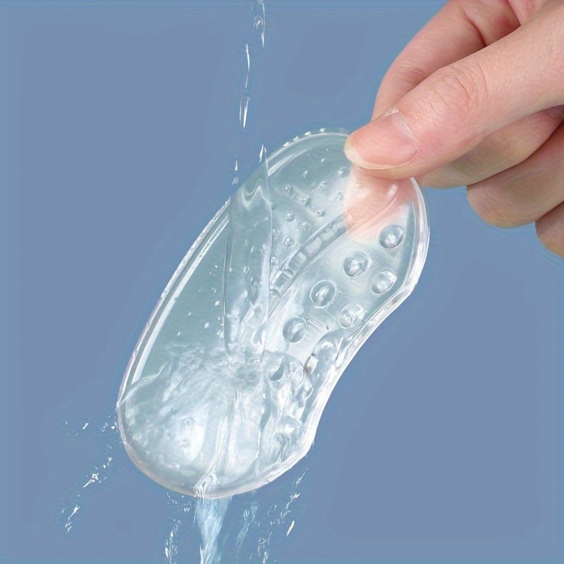 Pegatinas de silicona para talones para mujeres, antidesgaste, resistentes a caídas, gel de tamaño ajustable