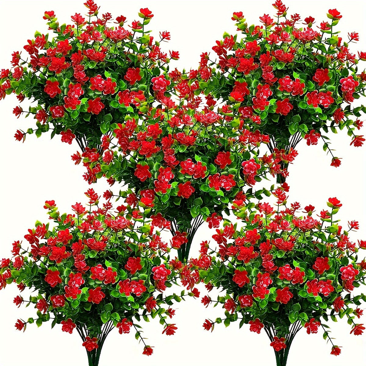 UV Resistant Artificial Vine Flowers Set of 8 for Indoor and Outdoor Decor