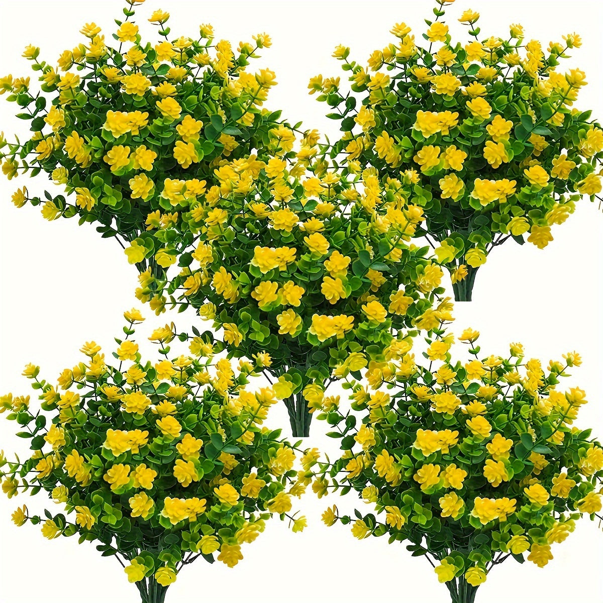 UV Resistant Artificial Vine Flowers Set of 8 for Indoor and Outdoor Decor