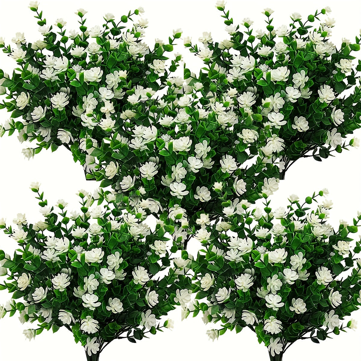 UV Resistant Artificial Vine Flowers Set of 8 for Indoor and Outdoor Decor
