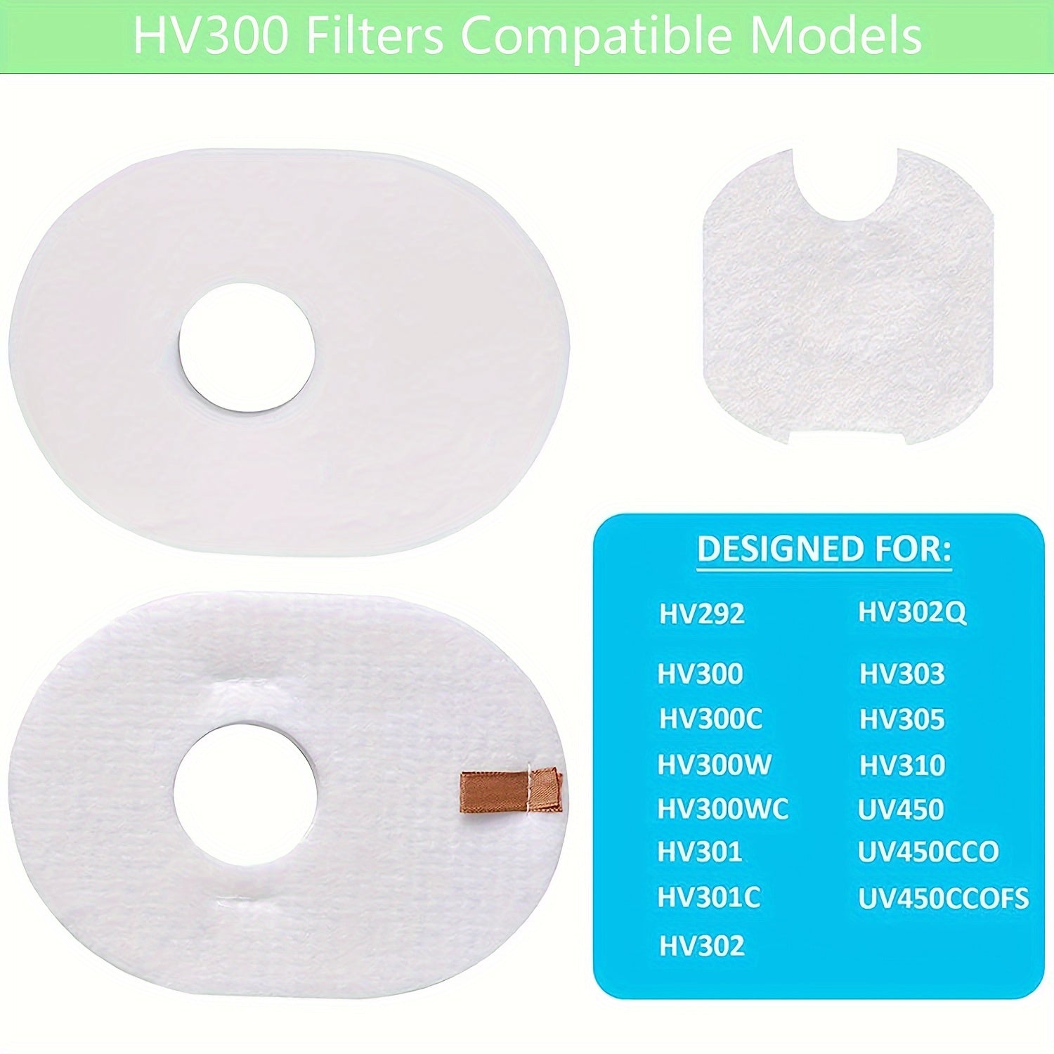 Vacuum Filter Replacement Kit for Ultra-Light Vacuum Cleaner with Post and Foam Filters