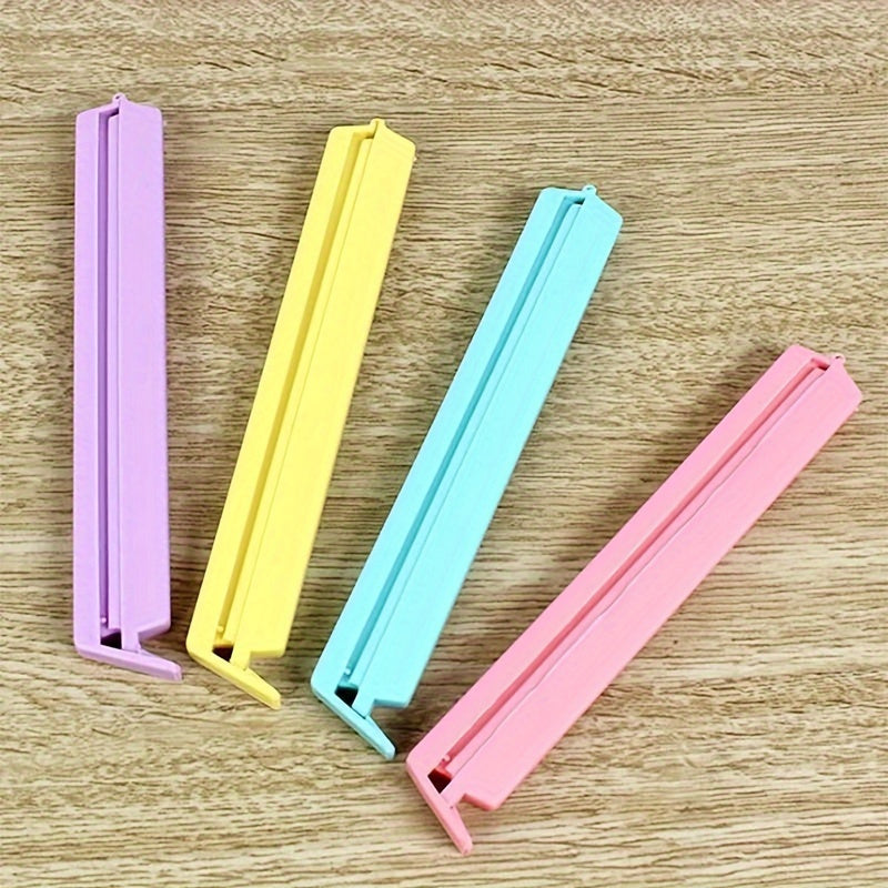 12 ta oziq-ovqat sumkasi yopish kliplarining to'plami, qayta ishlatiladigan, havo o'tkazmaydigan, namlikka chidamli oshxona saqlash uchun