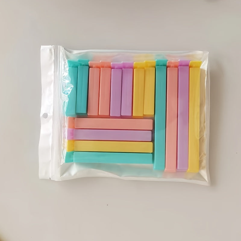 12 ta oziq-ovqat sumkasi yopish kliplarining to'plami, qayta ishlatiladigan, havo o'tkazmaydigan, namlikka chidamli oshxona saqlash uchun