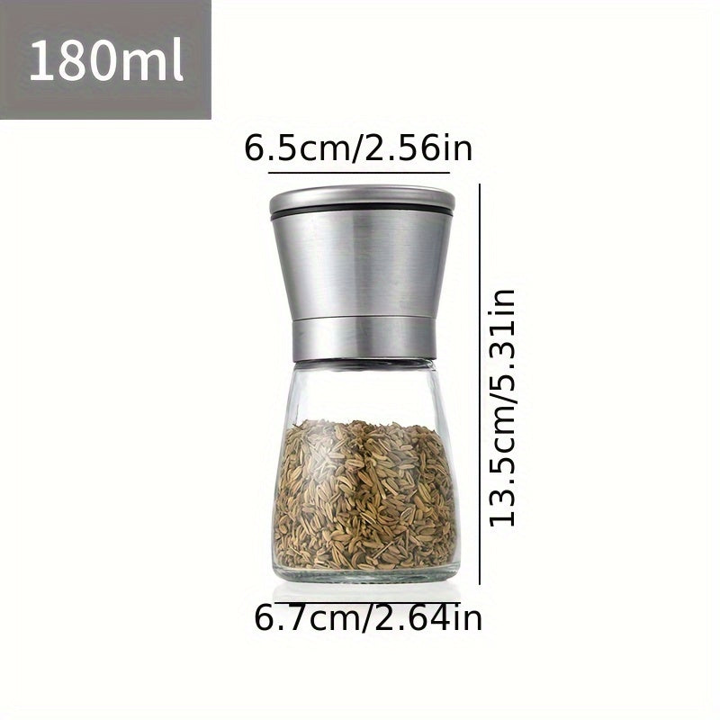Adjustable Ceramic Core Grinder for Camping Hiking BBQ Kitchen Use