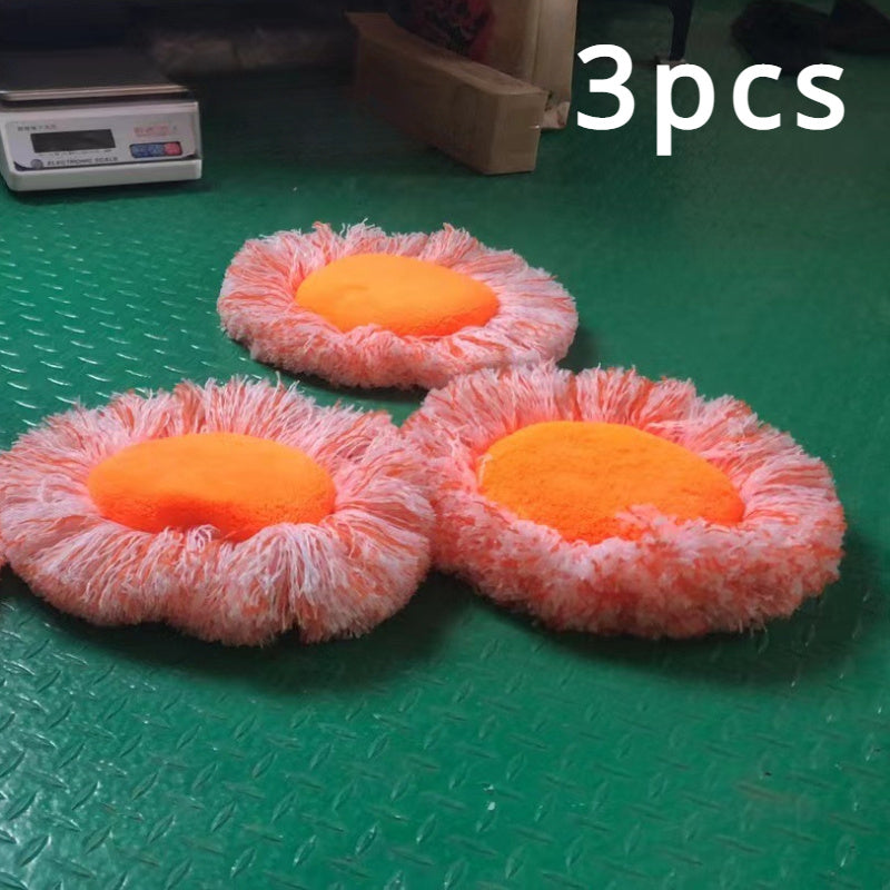 Sunflower Microfiber Mop Pads Set of 3 Eco-Friendly Washable Dust and Hair Remover