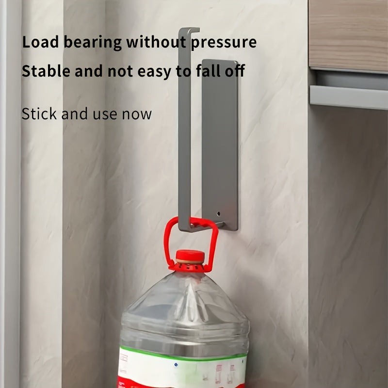 Wall-Mounted Storage Rack with Cling Film and Paper Towel Holders for Kitchen Bathroom