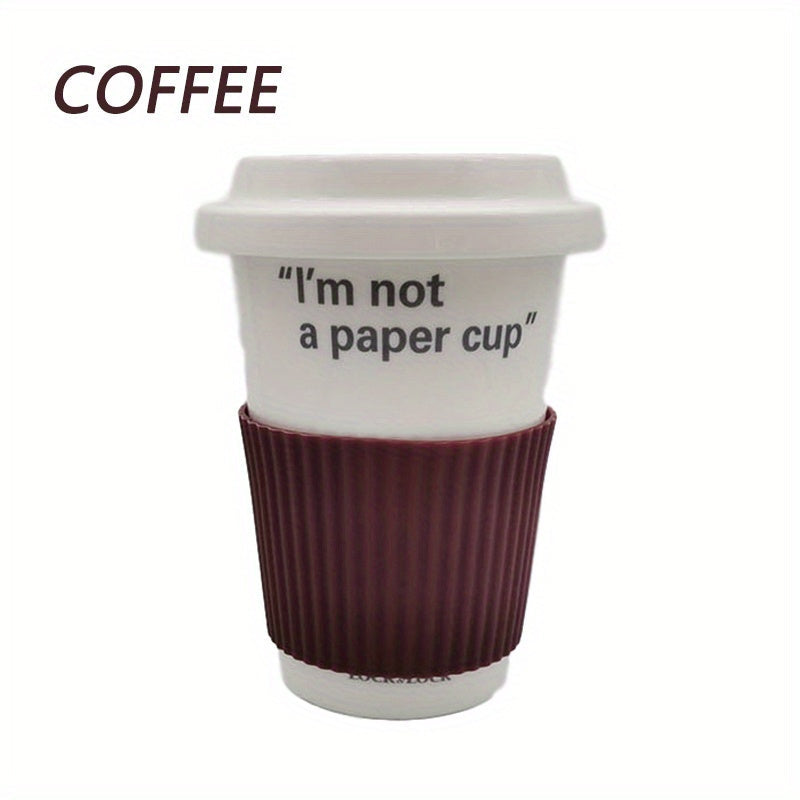 Silicone Coffee Cup Sleeve Non-Slip Heat Insulation Reusable Random Color