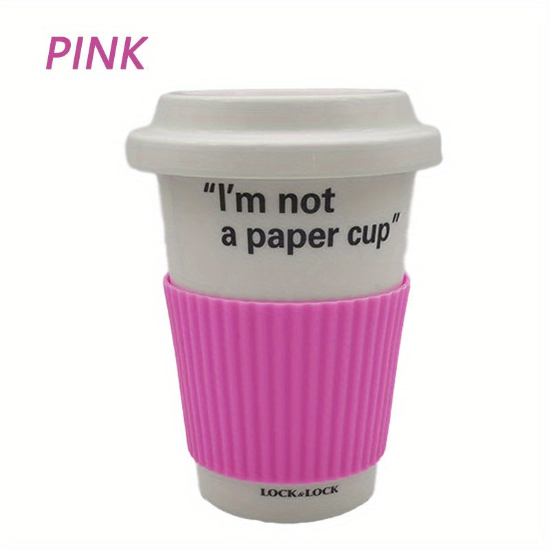 Silicone Coffee Cup Sleeve Non-Slip Heat Insulation Reusable Random Color