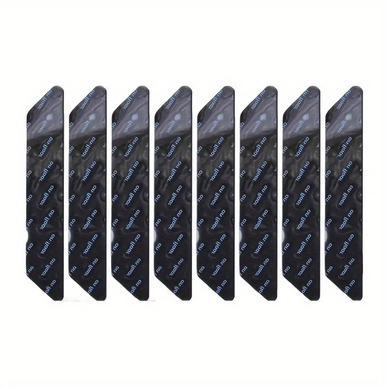 Non-Slip Rug Grippers Pack of 16 Black Plastic Carpet Holders for Indoor Use