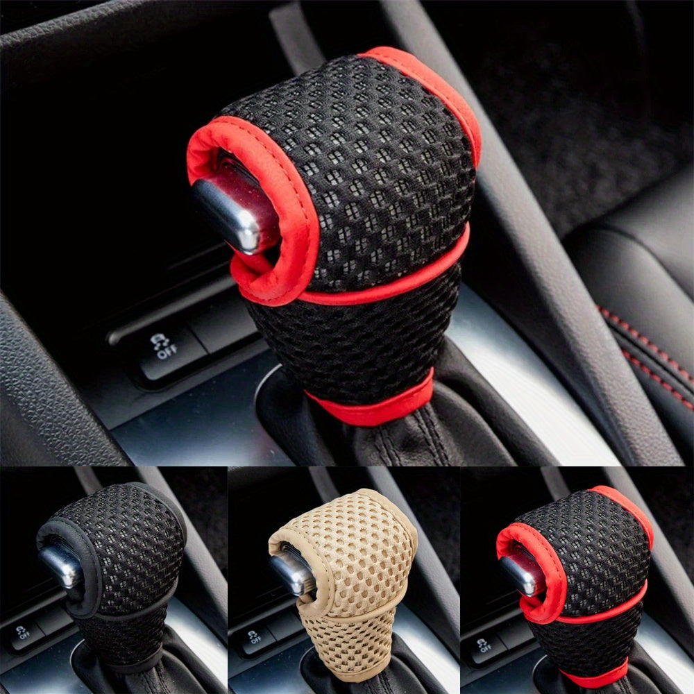 Universal Car Gear Shift Knob Cover Non-Slip Grip Interior Accessories