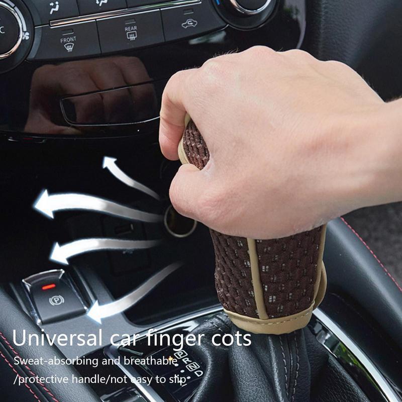 Universal Car Gear Shift Knob Cover Non-Slip Grip Interior Accessories