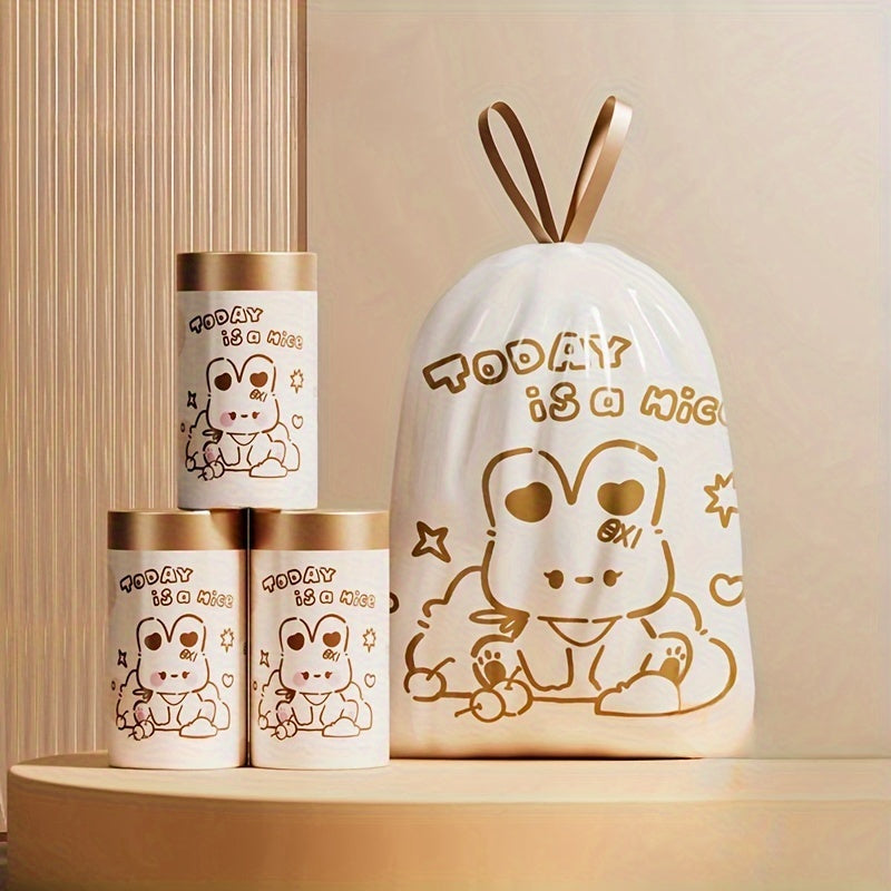 Chop etilgan chiziqli axlat sumkalar to'plami 3 ta, yashash xonasi va ofis uchun chiqindilarni tashlash