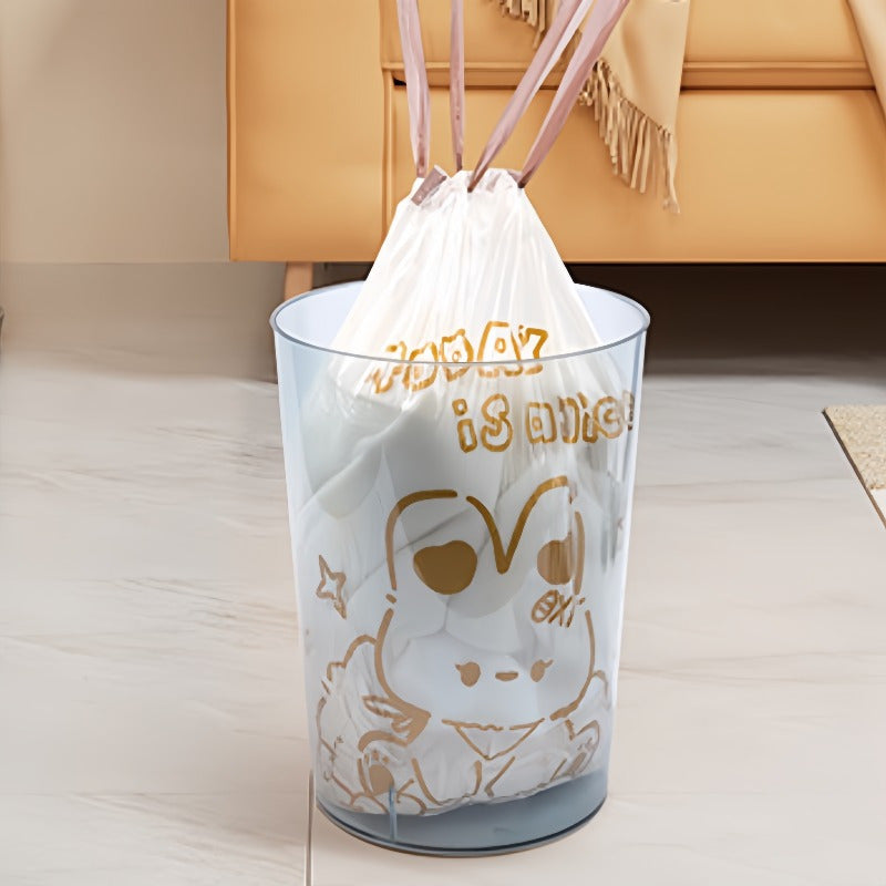 Chop etilgan chiziqli axlat sumkalar to'plami 3 ta, yashash xonasi va ofis uchun chiqindilarni tashlash