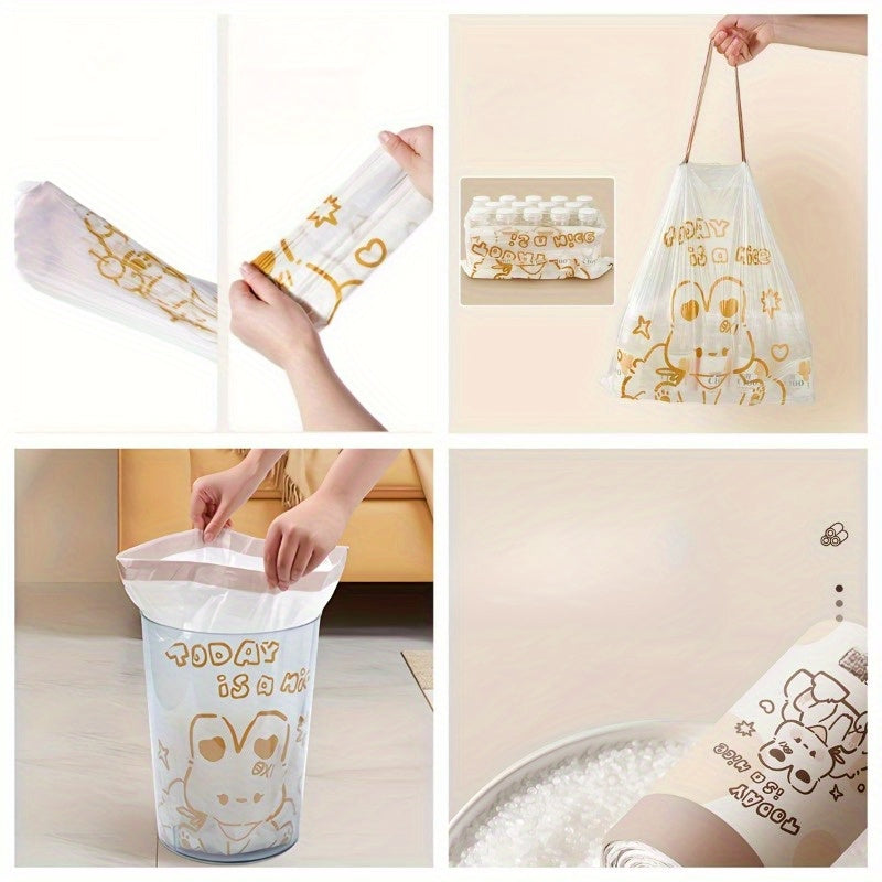 Chop etilgan chiziqli axlat sumkalar to'plami 3 ta, yashash xonasi va ofis uchun chiqindilarni tashlash