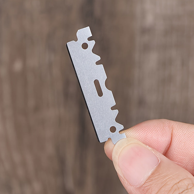 Унисекс лезвия из нержавеющей стали для складного ножа для бритья и удаления волос, 100 шт