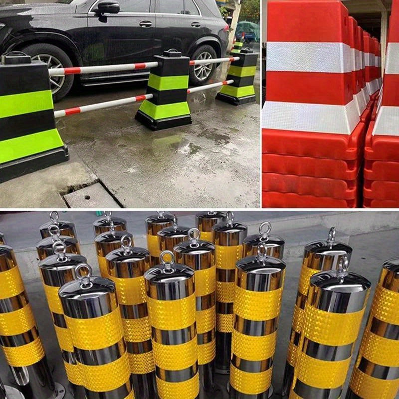 Cinta reflectante de seguridad con tira, película fluorescente de advertencia para bicicletas y coches