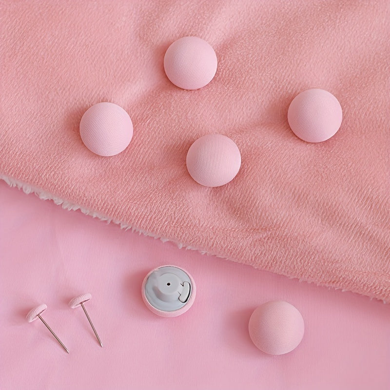 Set of 10 Mushroom-Shaped Bedding Fasteners with Non-Slip Grip for Duvet and Sheet Securing