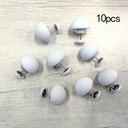 Set of 10 Mushroom-Shaped Bedding Fasteners with Non-Slip Grip for Duvet and Sheet Securing