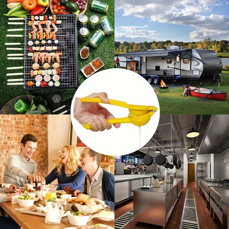 Qoʻlda ishlovchi sitrus pressi, limon, apelsin, uzum uchun, sirpanchiq tutqich bilan