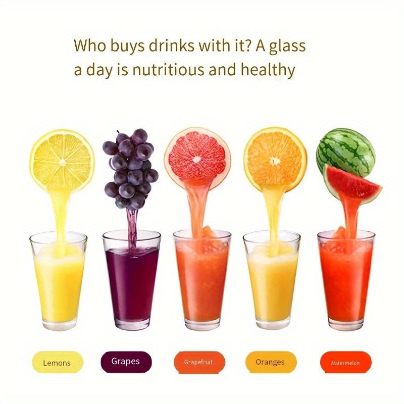 Qoʻlda ishlovchi sitrus pressi, limon, apelsin, uzum uchun, sirpanchiq tutqich bilan