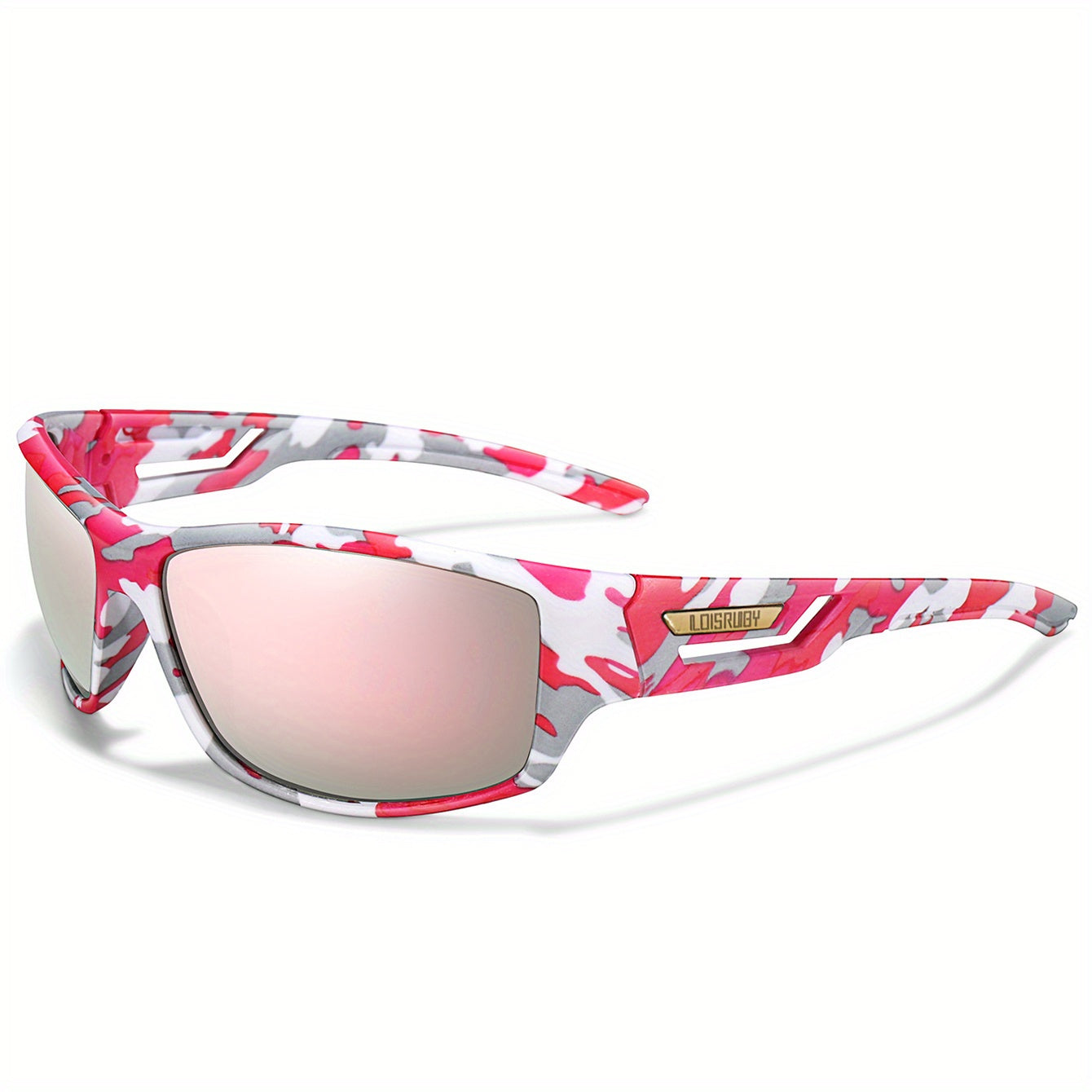 Set of 3 Camo Military Style Polarized Men's Sports Glasses for Cycling Running Fishing Driving