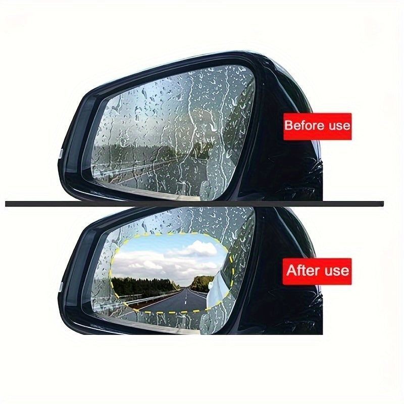 2 Pieces Waterproof Car Rearview Mirror Film Rearview Mirror Protector