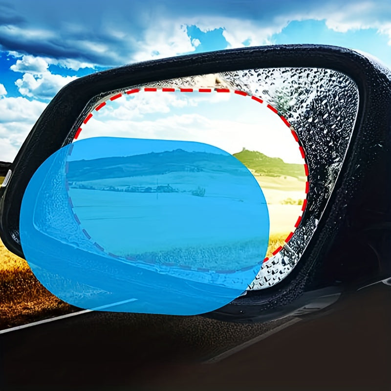 2 Pieces Waterproof Car Rearview Mirror Film Rearview Mirror Protector
