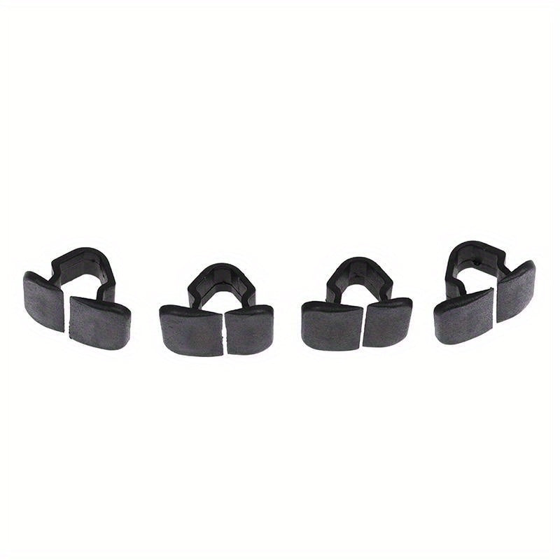 10pcs Black Plastic Car Hood Soundproofing Clips Durable Fasteners for Insulation