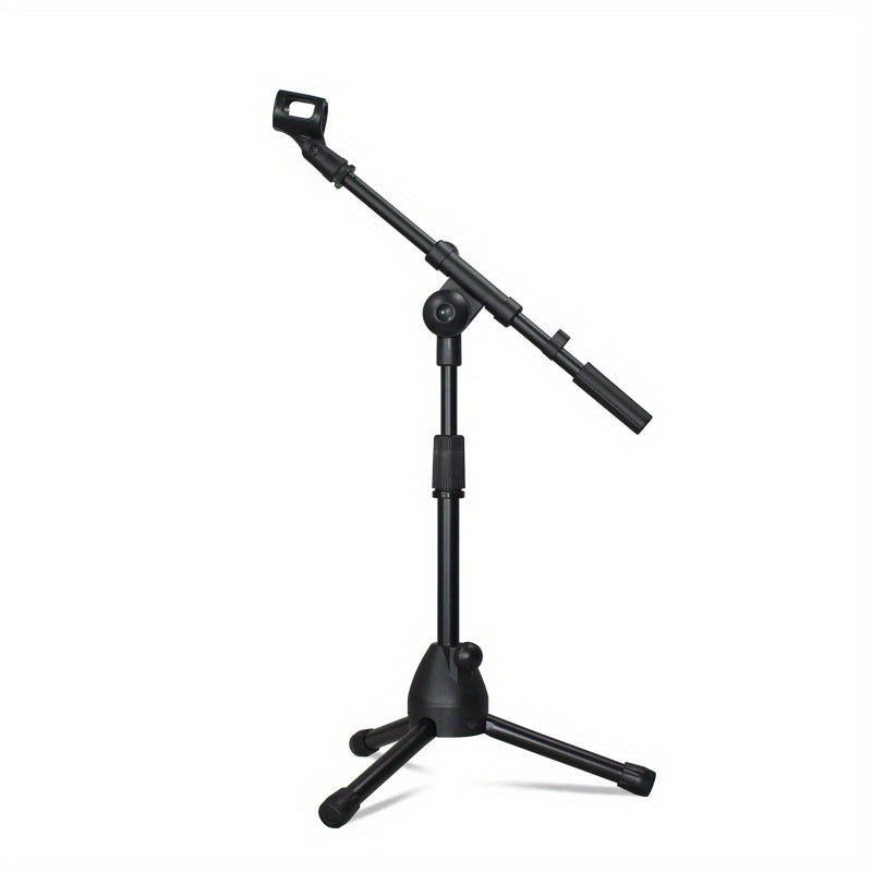 Durable Metal Microphone Stand for Guitar Erhu Drum Black