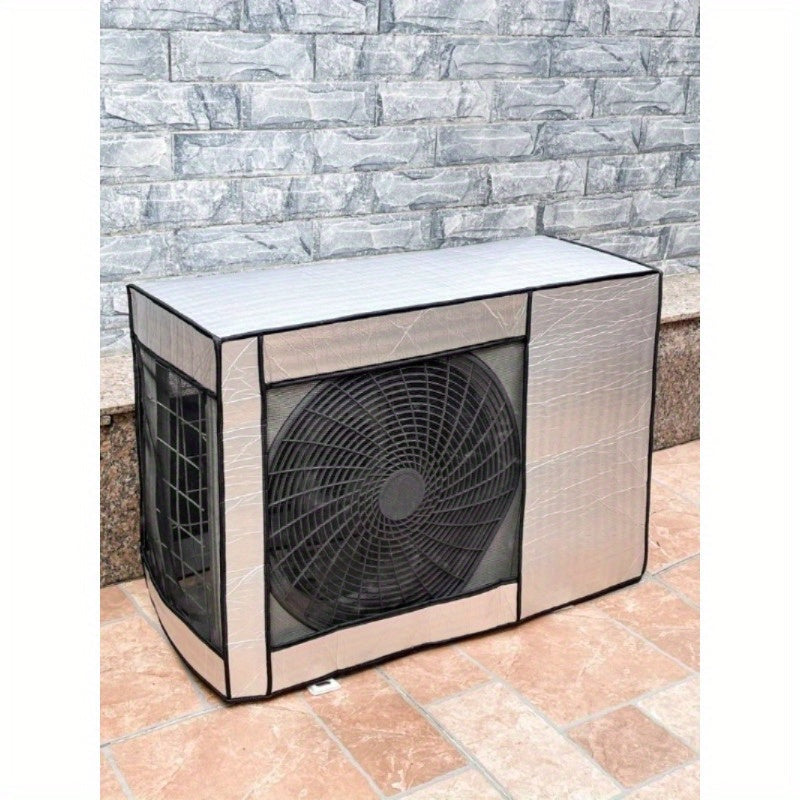 Fireproof Waterproof Insulated Cover for Outdoor Air Conditioners Noise Reduction