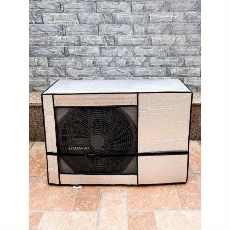 Fireproof Waterproof Insulated Cover for Outdoor Air Conditioners Noise Reduction