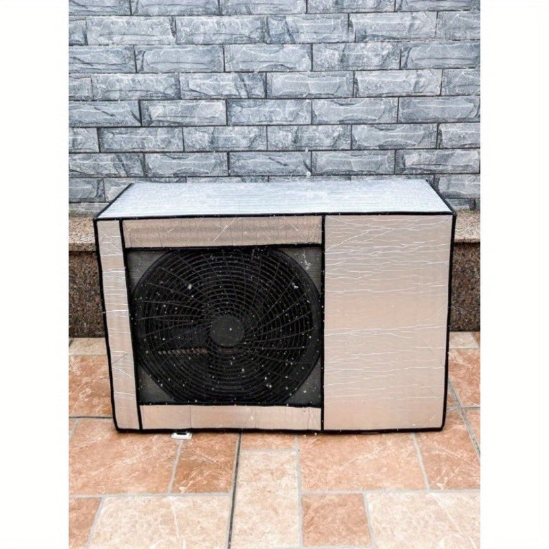 Fireproof Waterproof Insulated Cover for Outdoor Air Conditioners Noise Reduction