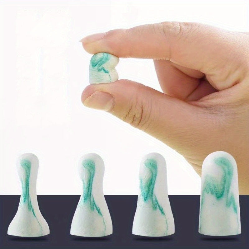10 Reusable Colorful Sponge Earplugs for Sleeping Studying and Work