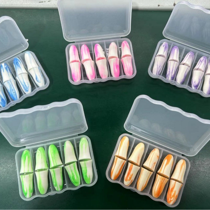 10 Reusable Colorful Sponge Earplugs for Sleeping Studying and Work