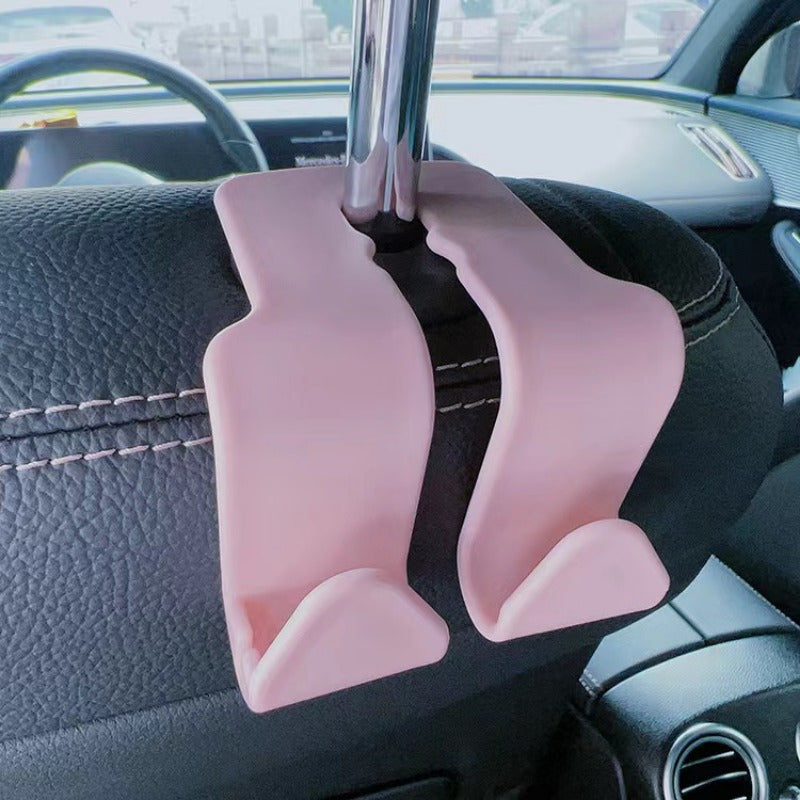 Car Seat Back Organizer Durable Plastic Multi-Function Hook with Dual Arms