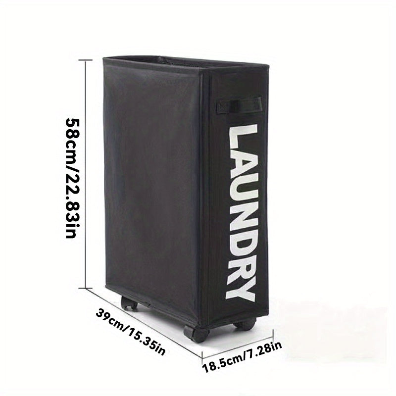 Kanvas kir yuvish savati 38L yig'iladigan portativ to'rtburchak bo'shliqsiz tasodifiy saqlash